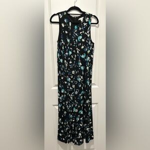 London Times Floral Sleeveless Jumpsuit Size 14 XL – Wedding Guest, Formal